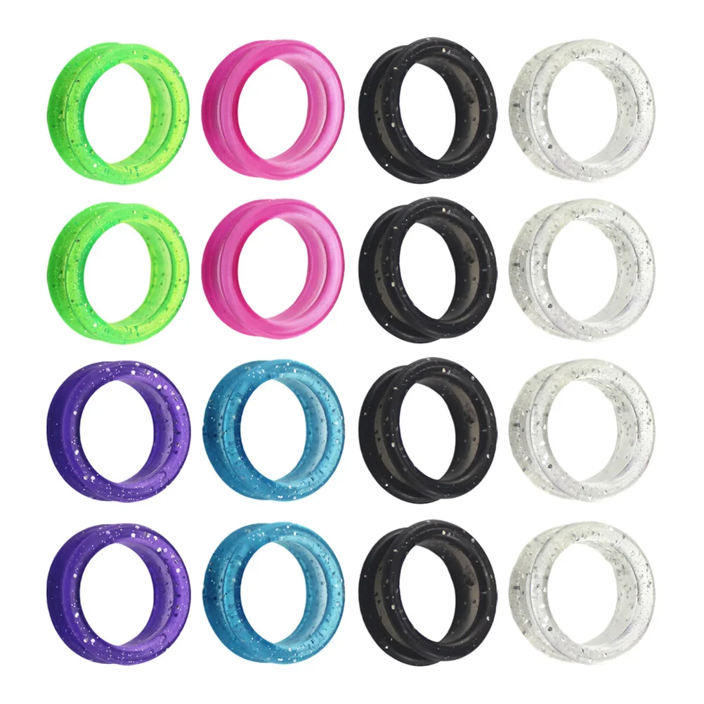 

Finger Ring Shears Scissors Rings Shear Scissor Hair Inserts Thumb Barber Protector Rubber Hairdressing Haircut Sizers