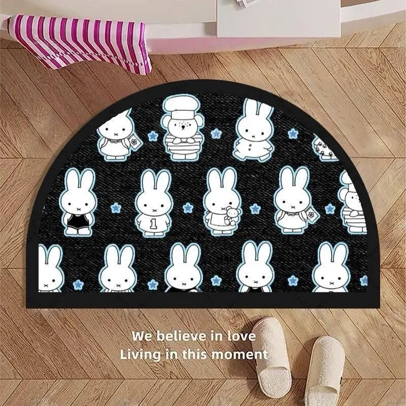 Фото Коврик для ванной Miffy Diatom - милый и простой, быстросохнущий, влаговпитывающий, нескользящий коврик для входа в туалет, подарок для друзей №3