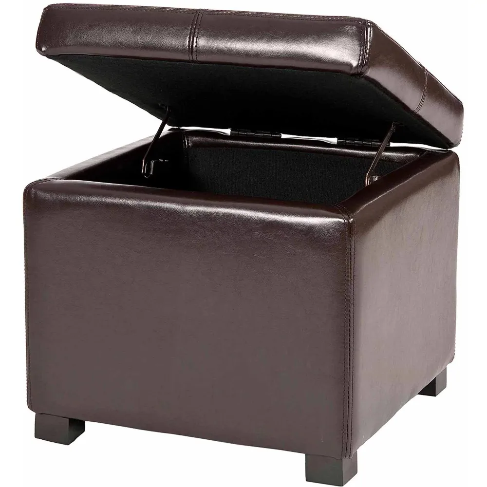 

Safavieh Madison Rustic Solid Flip Top Square Storage Ottoman
