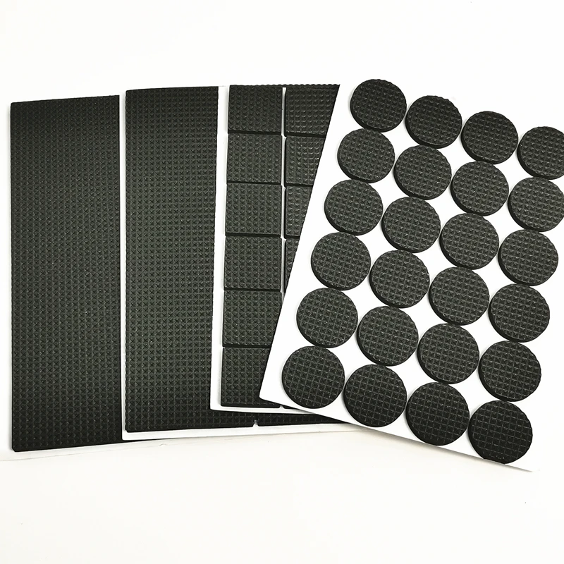 Self Adhesive Rubber Non-Slip Mat Furniture Feet Felt Chair Legs Anti-Vibration Pad Wood Floor Protectors |