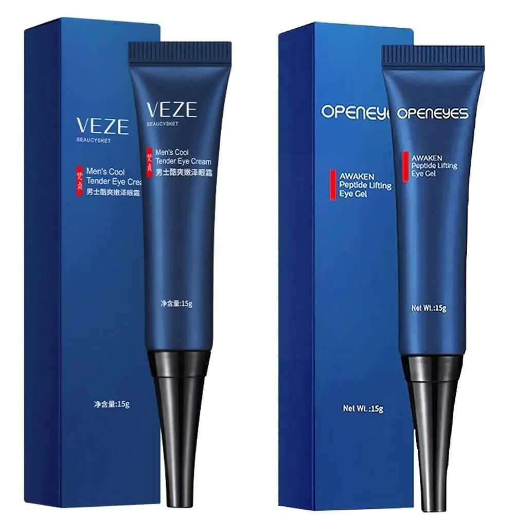 

Men Eye Cream Cool Awaken Peptide Depuffing Eye Gel Moisturizing Under Eye Cream For Dark Circles Puffiness Fine Lines Eye S5L0