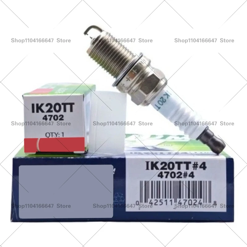 

4 шт. Иридиевая свеча зажигания с двойной иглой IK20TT 4702, подходит для некоторых моделей Camry RAV4 Pajero и т. д.