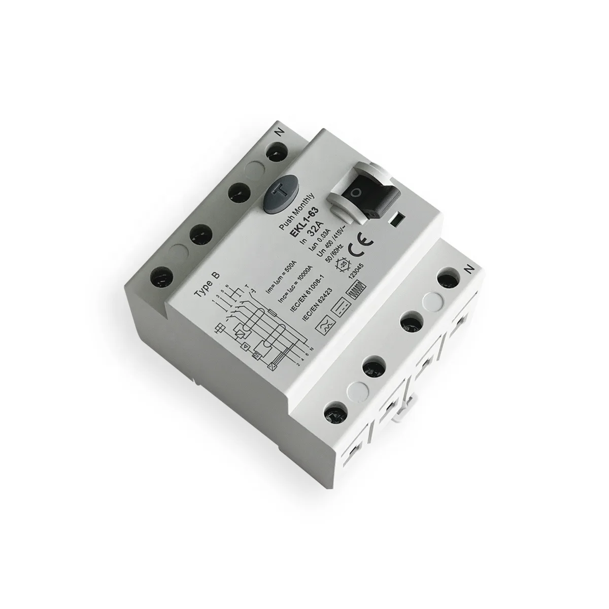 

NEW RCCB ELCB 4 pole earth leakage circuit breaker 40A