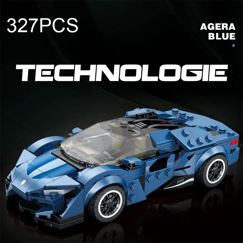

327 PCS Building Block City Car Model Super Car Technical Blocks Brick Toys Set compatible Lego Car For Children Gift