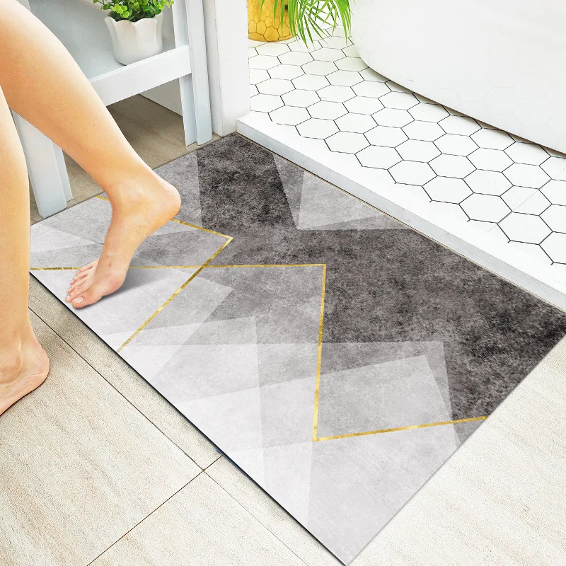 

Bathroom entrance mat quick drying