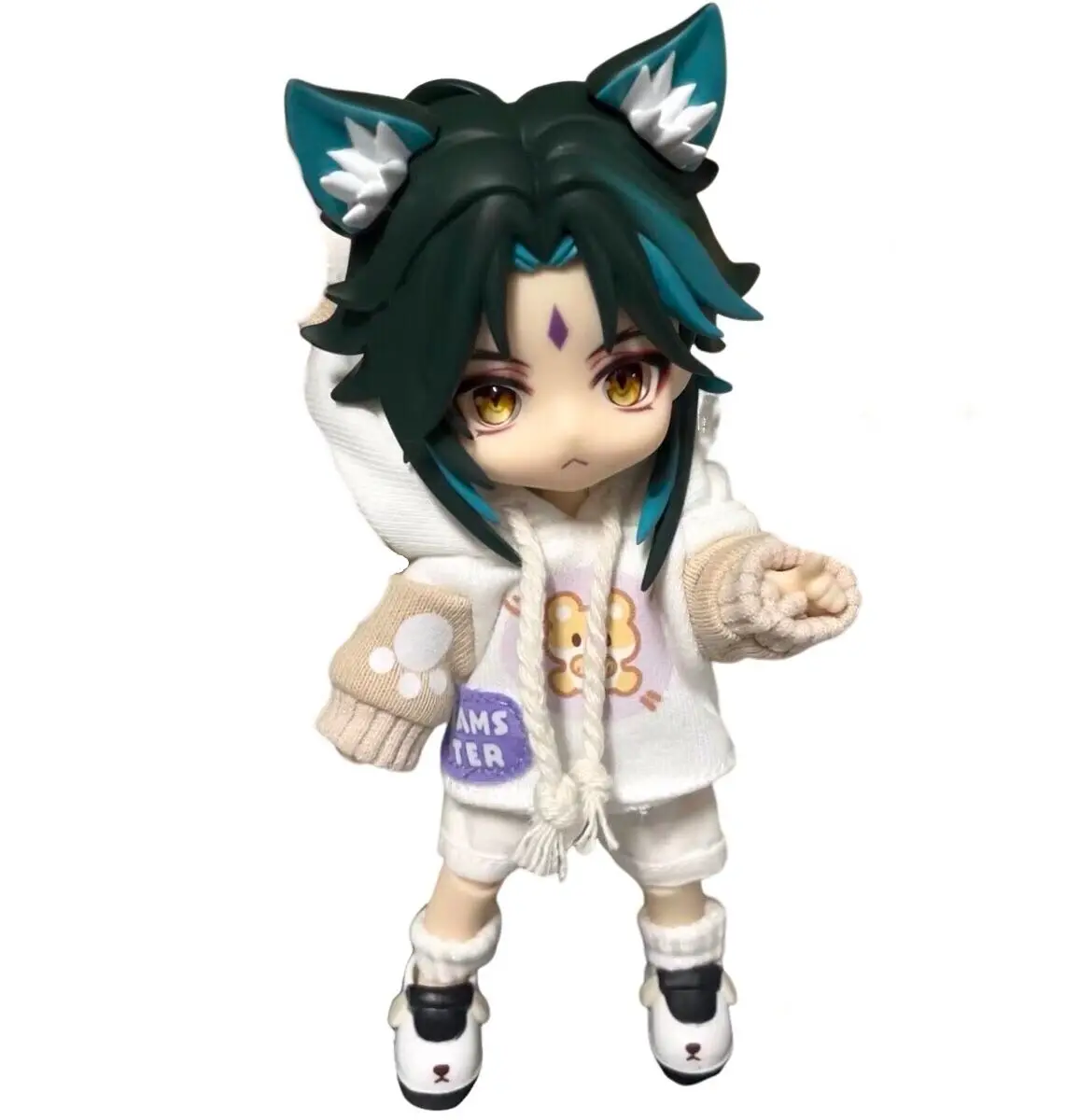 Xiao груша глиняного человека Genshin ударопрочный открытый глаз Лицевая панель