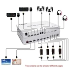 4 порта USB HDMI-совместимая KVM матрица 4X2 4K @ 60 Гц HDR переключатель сплиттер 4 в 2 выхода HDMI 2,0 коммутатор Поддержка порта клавиатуры мыши