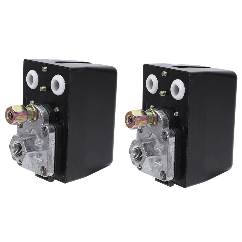 

2X 2-Phase 220V 15A Air Compressor Pressure 9-12Kg Pressure Switch For Compressor Air Compressors Switch Control Tools-FS-PHFU
