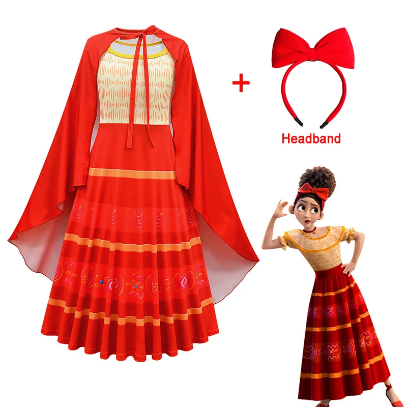 Детский костюм для косплея миракель мадригал Пепа Изабелла Долорес карнавала