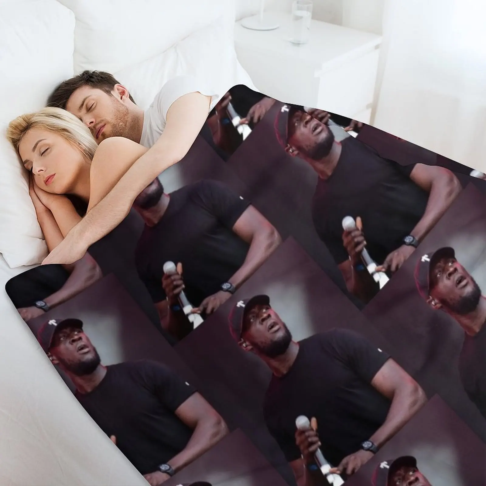 Oll Stormzy Music ivv4 Tour 2020 плед модные диваны винтажные одеяла