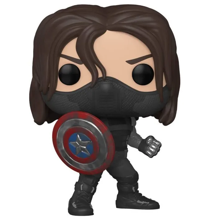 

Anime The Avengers Captain America Winter Soldier 838# Vinyl Figure Collection Model Toys 10cm