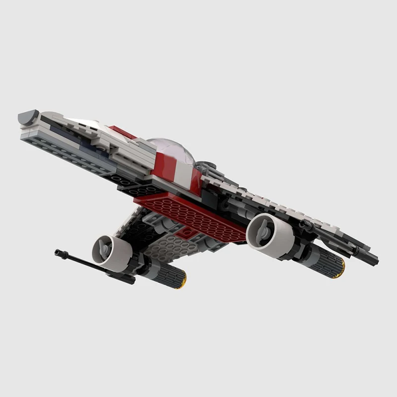 246 шт. Moc E-Wing Starfighter-Alternate Build 75388 Bob's Starfighter строительные блоки креативная сборка