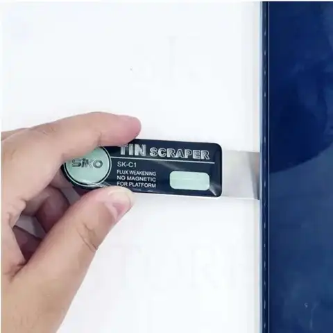 Ультратонкий 0,2 мм оловянный шпатель, скребок для реболлинга BGA, ремонт мобильного телефона, лезвие для удаления клея для трафарета BGA, ручные инструменты для реболлинга