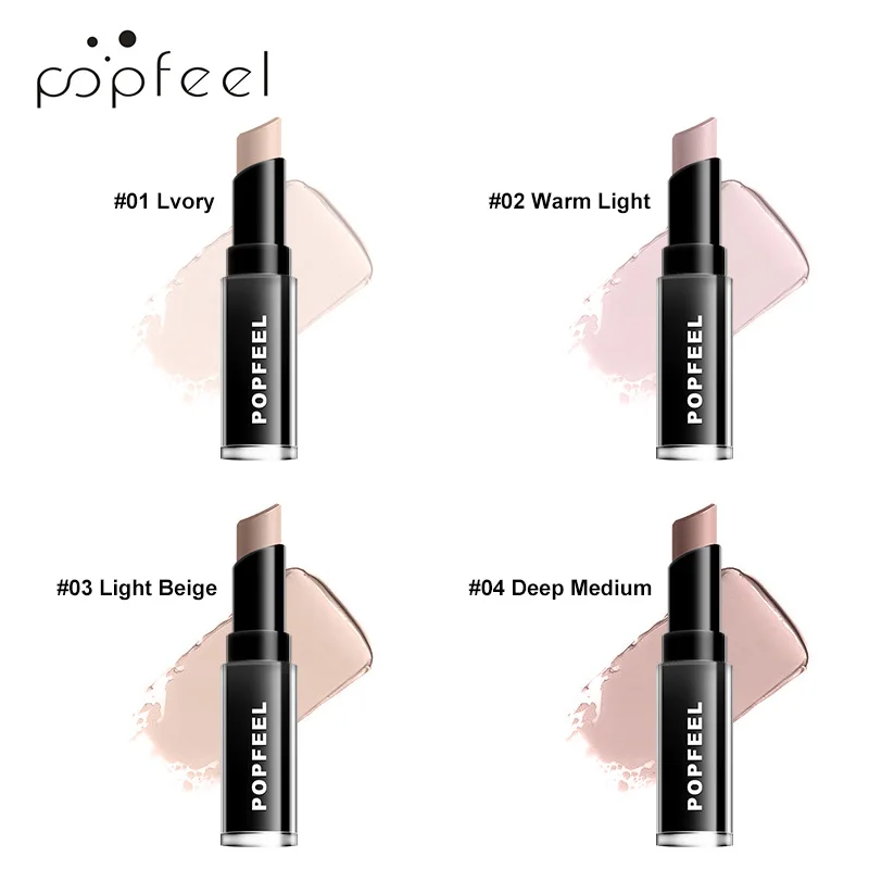 Фото POPFEEL 3D Shimmer Contour Highlighter Cream Concealer Stick Многофункциональный крем-хайлайтер для лица, осветляющий и моделирующий контуры, косметическое средство для макияжа №4