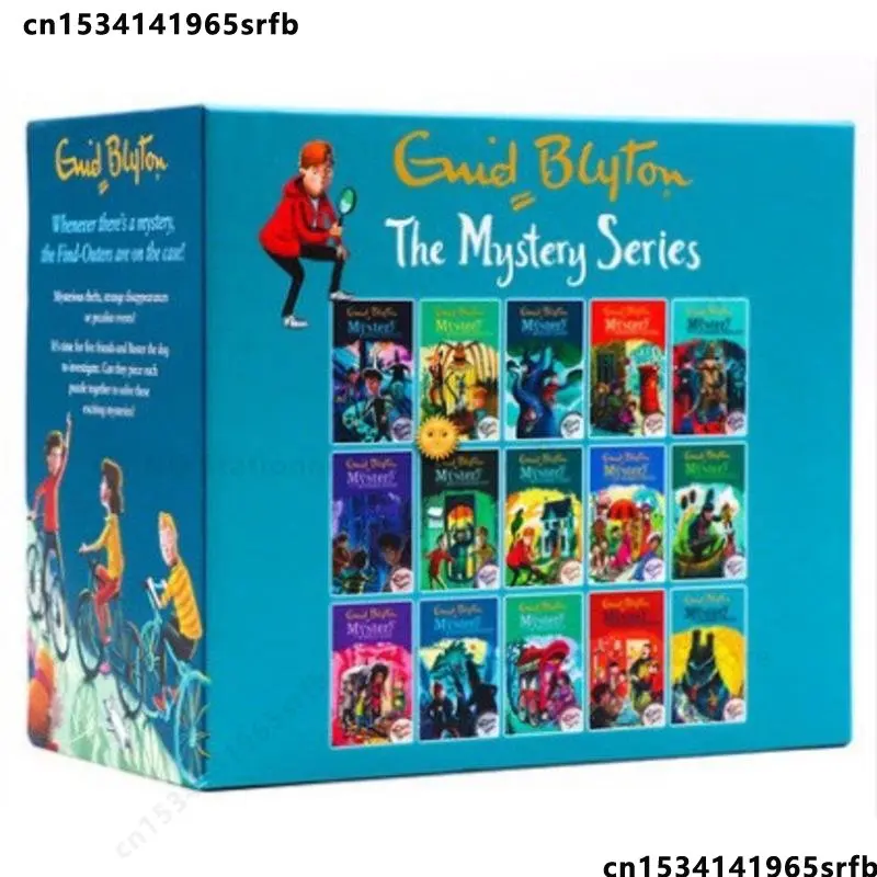 15 Books Gift Box Set Enid Blyton The Mystery Series Children's Literature Chapter Bridge Story Kids Reading