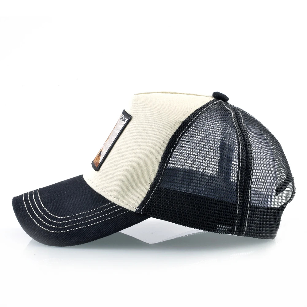 Бейсболка в стиле хип-хоп с нашивкой виде льва |