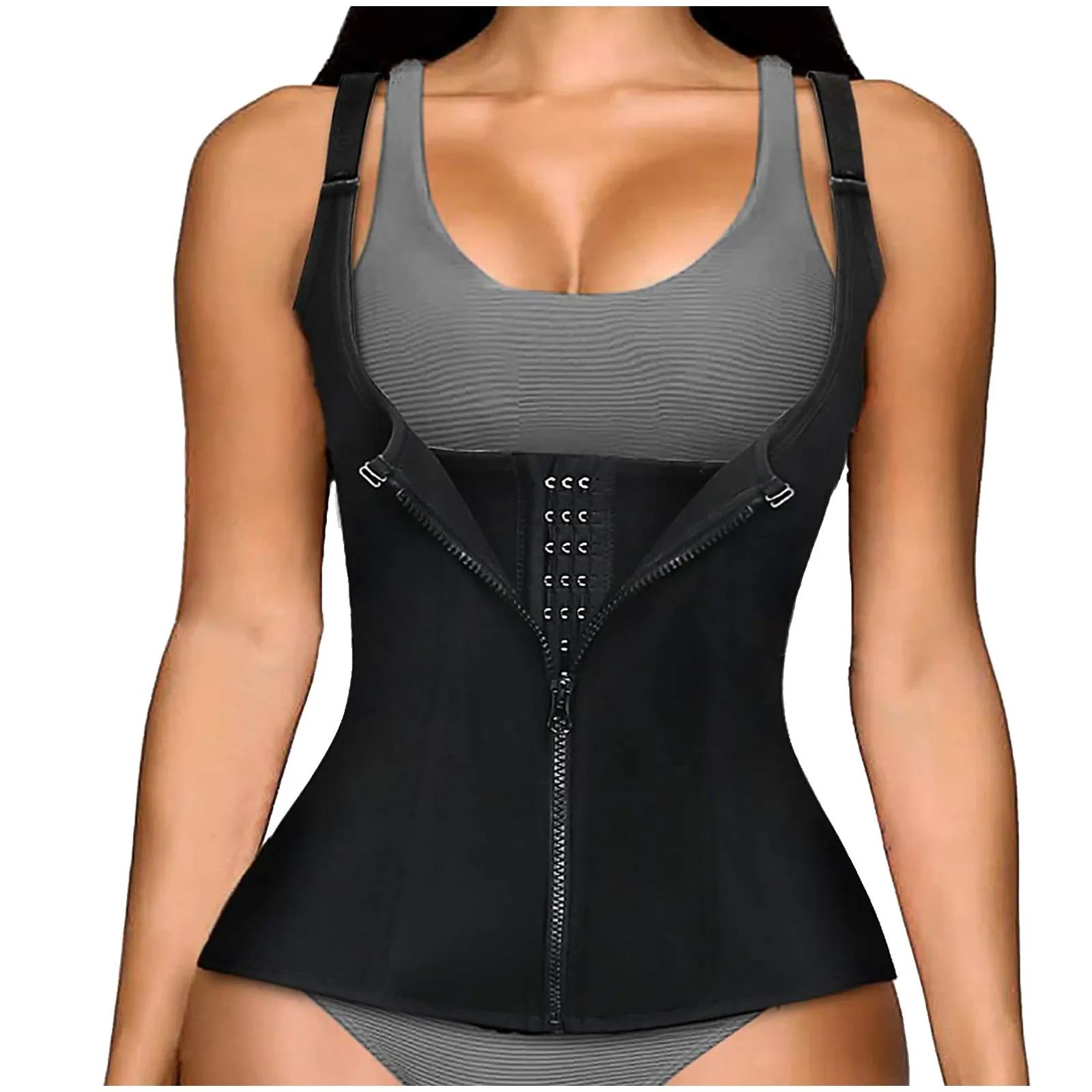 

Waist Trainer Body Shaper Women Sleeveless Lined Bodysuit Shorts Basic Thong Style Push Up Butt Lifter Slim Fit Shapewear