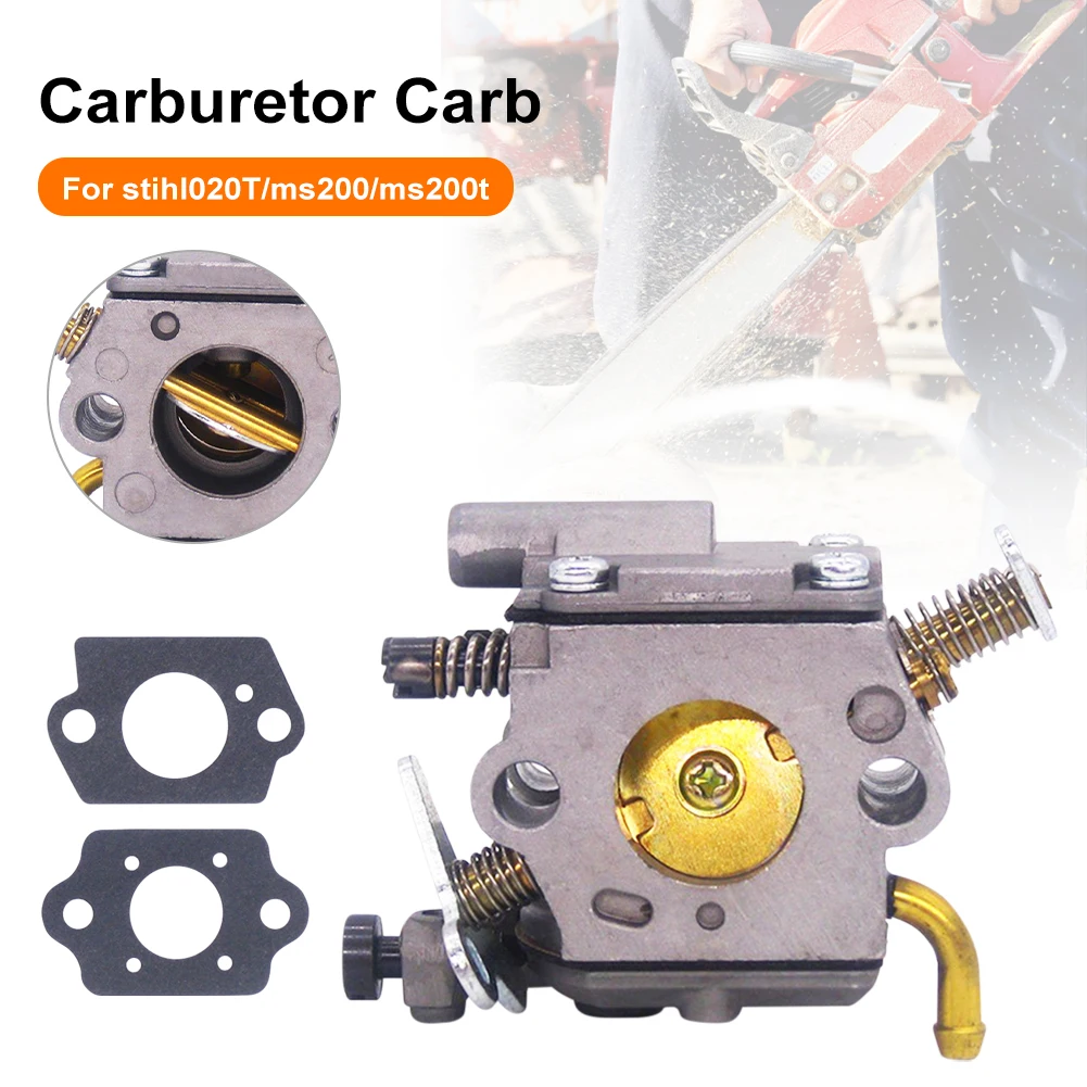 

Carburetor Carb Fit For Stihl 020 020T MS200 MS200T Chainsaw Parts Chainsaw Carburetor With Mounting Gasket Garden Power Tools