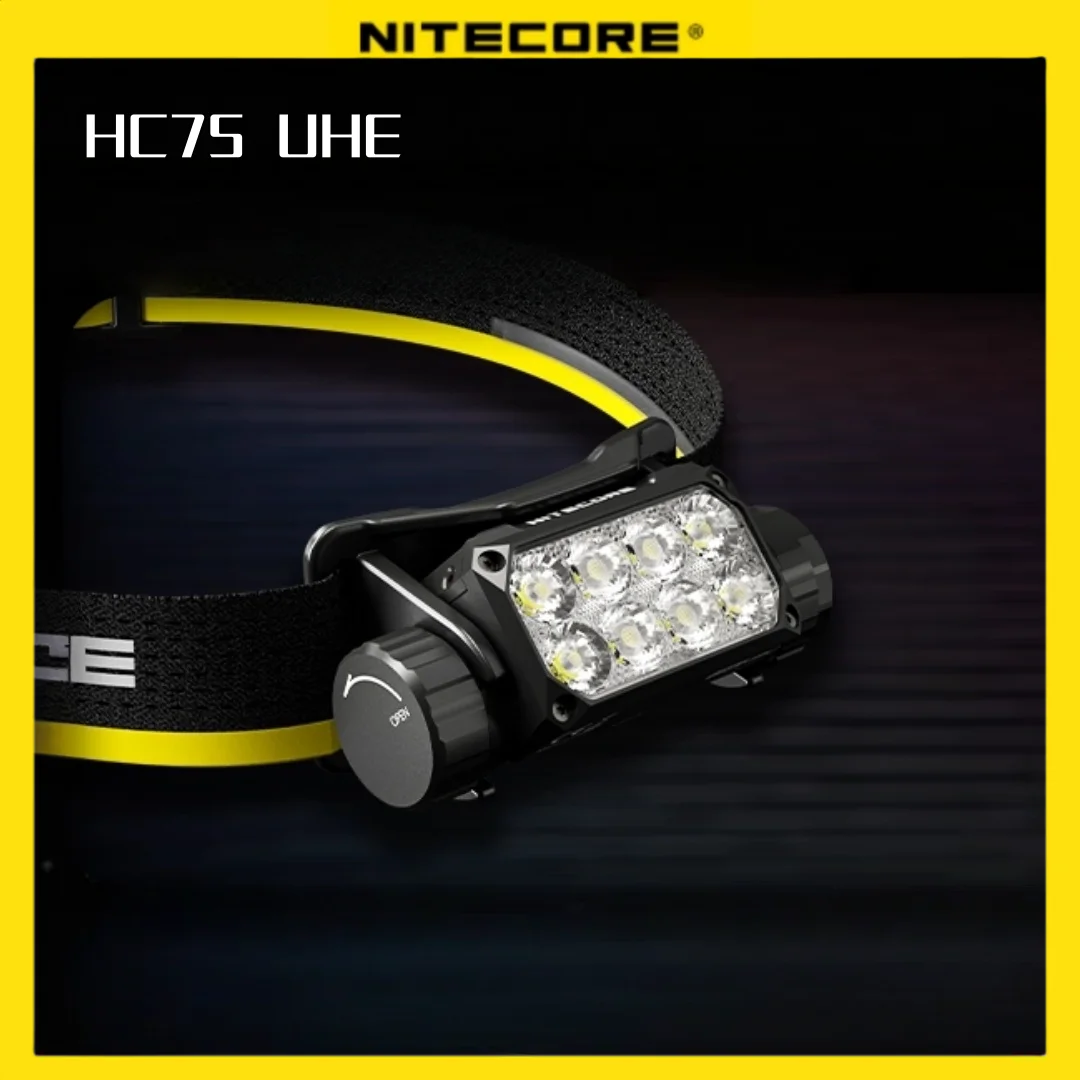 Fronale NITECORE HC75 UHE 3000 Lumen, Ricaricabile, Per Lavori Esterni E Attività Outdoor