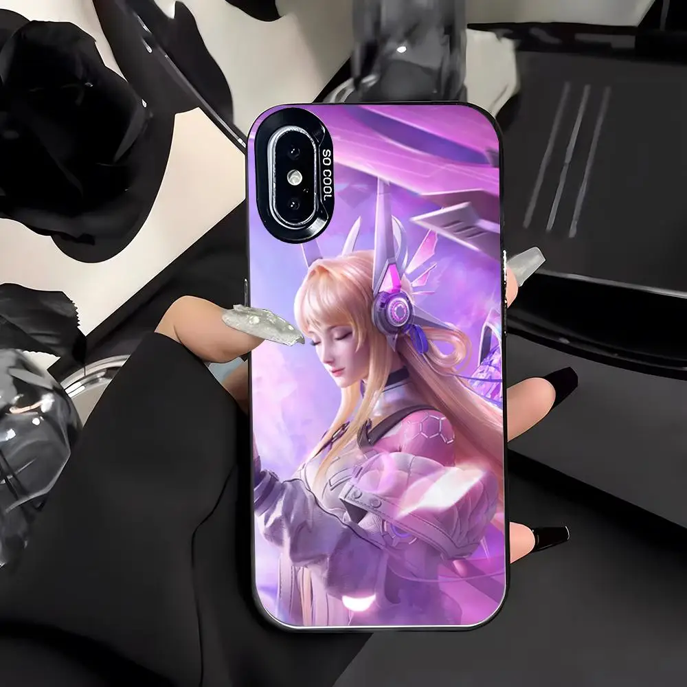Фото Чехол для телефона Game-Honor Of Kings Hero для iPhone 17 Air 16 E 15 14 Plus 13 12 11 Pro Max, цветной, серебристый №2