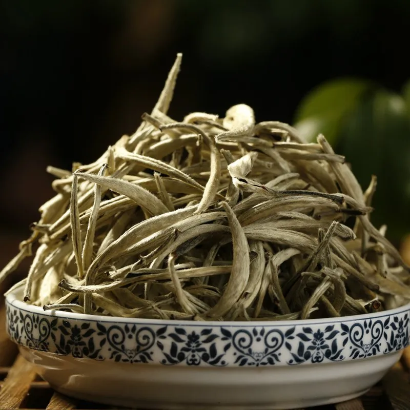 

Top Chinese Tea 250g Silver Needle Chinese Tea AAAAA Organic Bai Hao Yin Zhen Droshipping Tea Pot