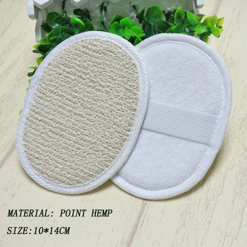 

1PCS Natural Loofah Luffa Sponge Face Body Bath Shower Spa Exfoliator Scrubber Pad Dotted Wipes Bath Supplies Scrub Tools