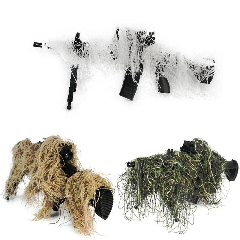 Ghillie Крышка Ствольной Коробки для винтовки Wrap Синтетический с эластичным
