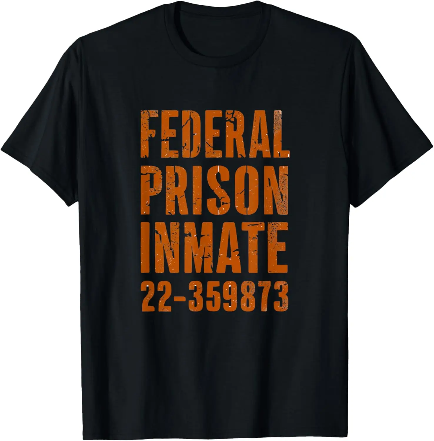 Halloween Federal Prison Jail Inmate Prisoner Costume T-Shirt