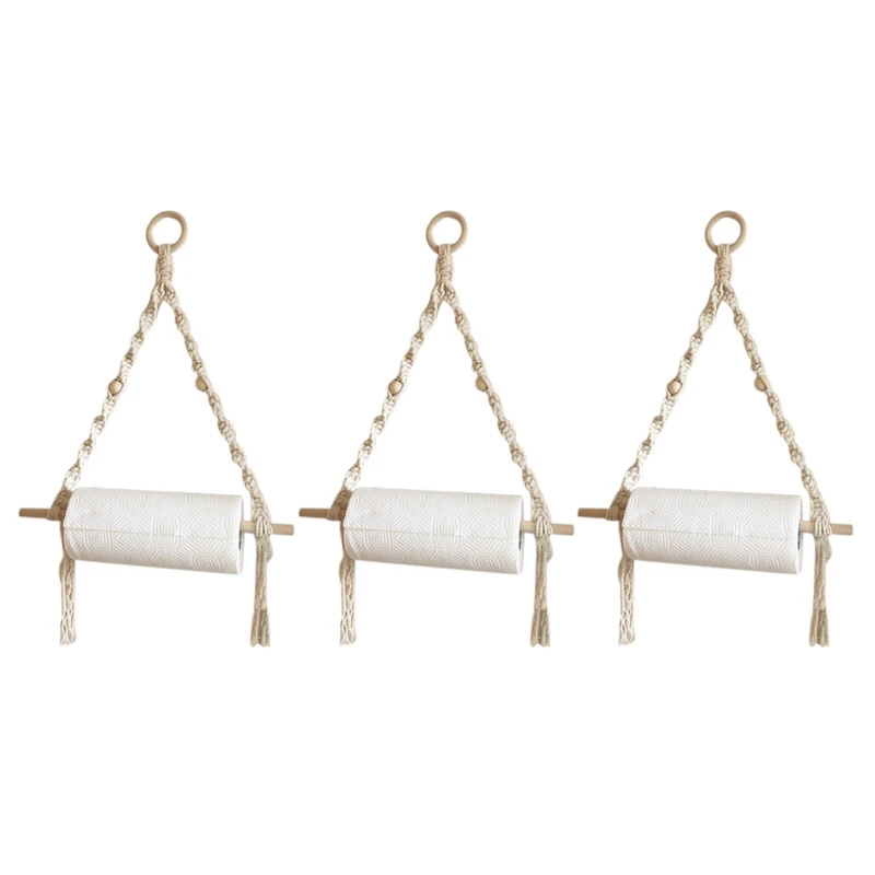 

3X Nordic Wall Hanging Wooden Stick To Wear Bedroom Sitting Room Adornment To Braid By Hand Home Decor