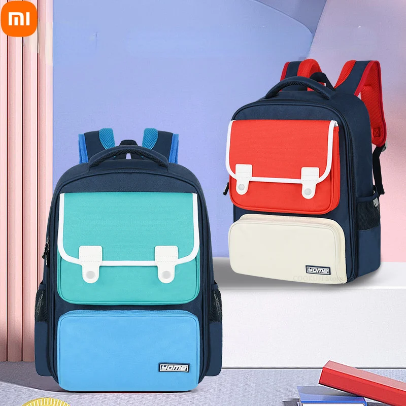 

Xiaomi 2 Size Chinese Style Retro Children Orthopedic School Bags For Teenager Boys Girls Student Backpacks Kids Schoolbags