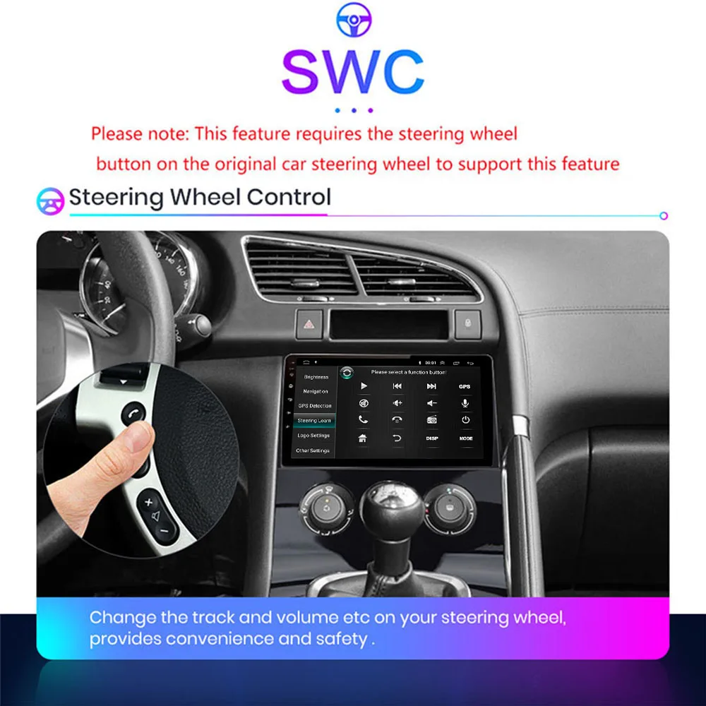 Авторадио для Peugeot 3008 2009-2015 2din мультимедийный видеоплеер навигация GPS Android 10 0 Carplay