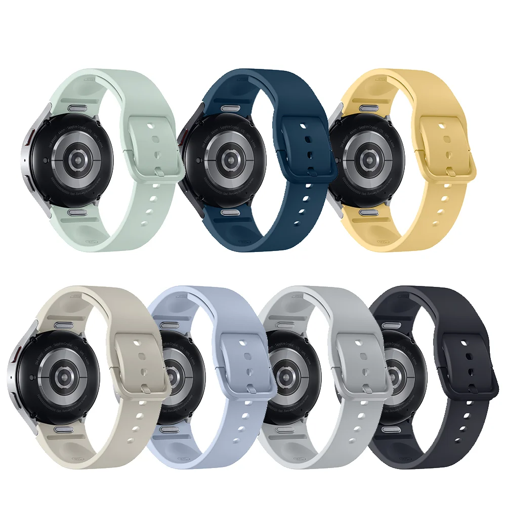 

Sport Strap For Samsung Galaxy Watch 6/4/5/Pro 45mm 44mm 40mm 47mm 43mm No Gaps Silicone Bracelet Galaxy Watch 6 classic band