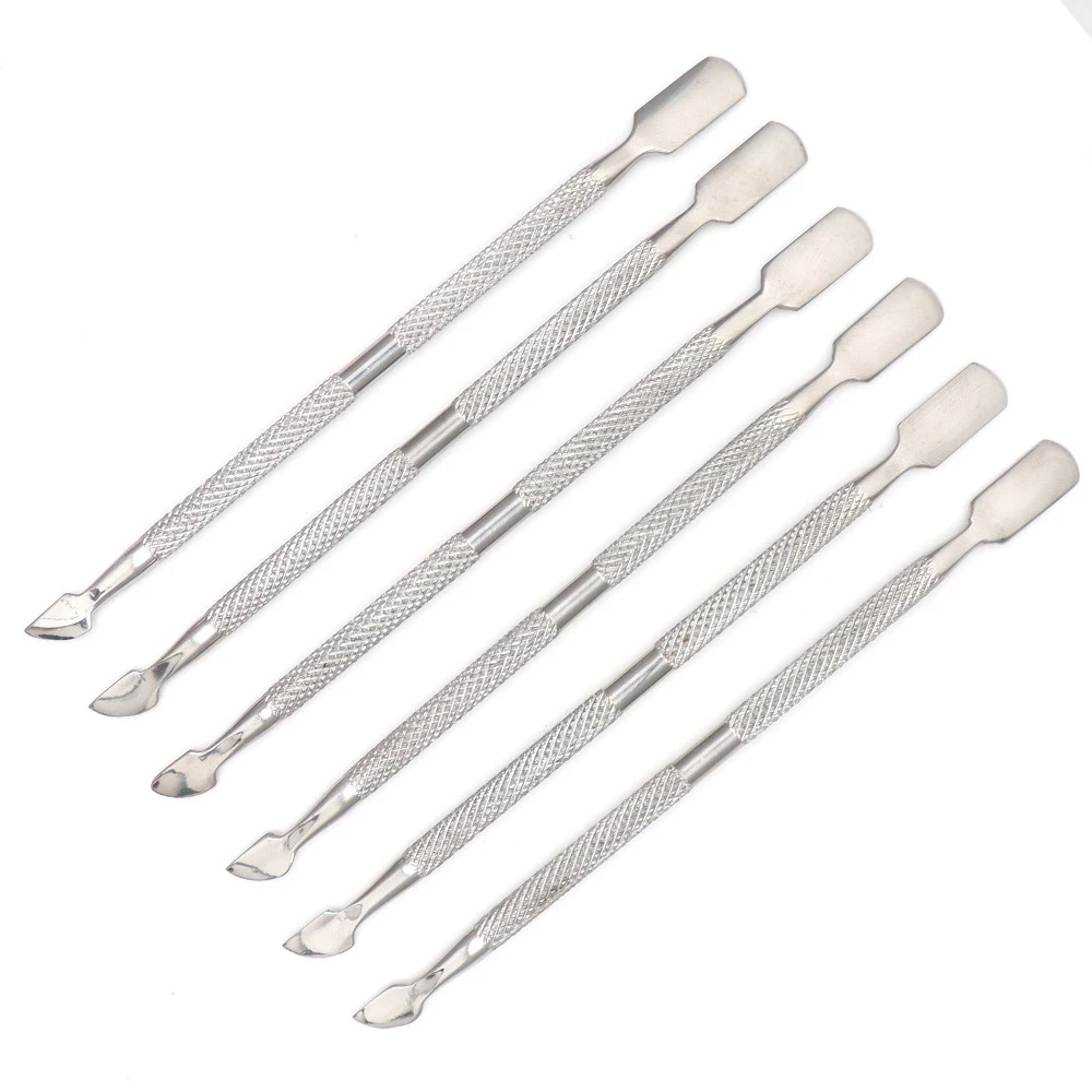 

Nail Care Tool Cuticle Trimmer Stainless Steel Dead Skin Pusher Polish Tool For Remover Manicure Pedicure Toenails Tools