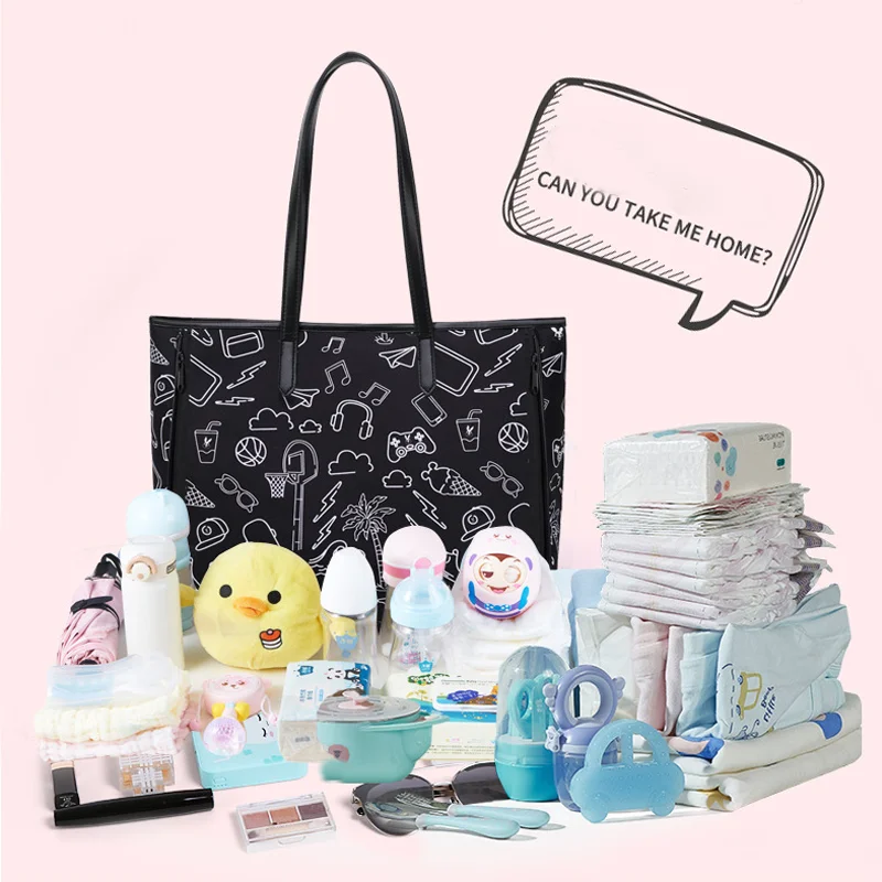 

Waterproof Diaper Bag Large Capacity Travel Storage Bag Multifunctional Maternity Mother Baby Stroller Bag Organizer Mummy Bag