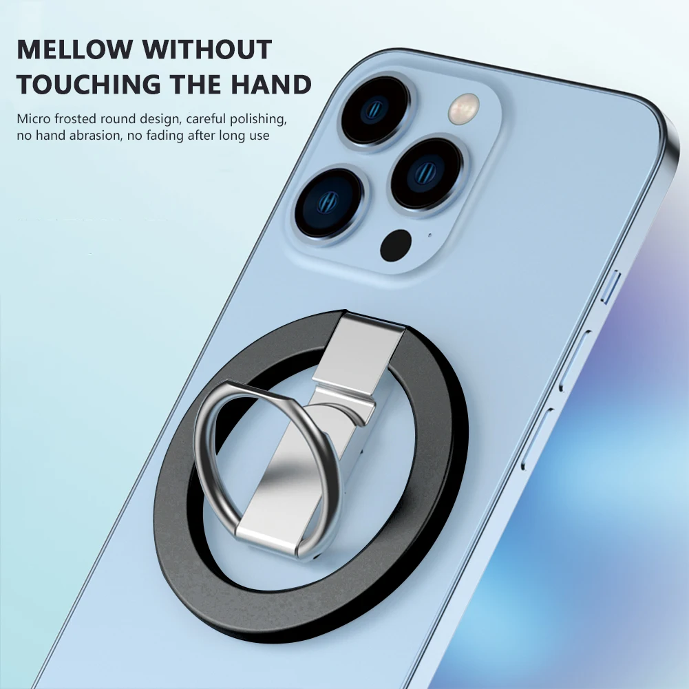 

Magnetic Phone Grip and Stand with Metal Finger Strap for Ring Holder Only for iPhone 13 12 Pro/Pro Max/Mini Series