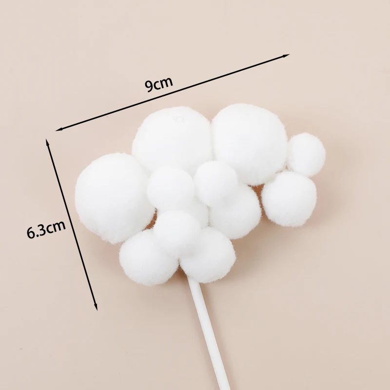 Радужные топперы для торта с лисой и цветком