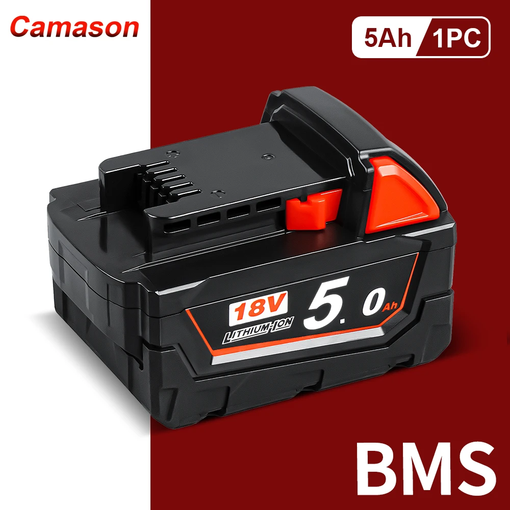 

Camason Аккумулятор для Milwaukee M18 18В 5/6/9Ah