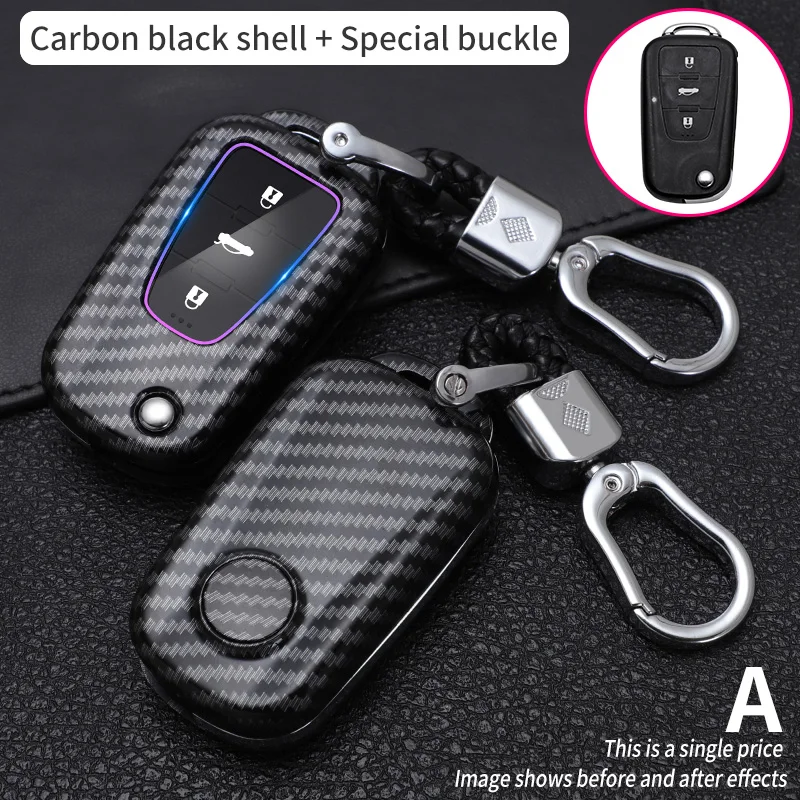 

Car Key Case Carbon Fiber ABS Car Key Shell Cover Fob For MG MG3 MG5 MG6 MG7 GT GS For Roewe 350 360 750 Smart Car Accessories