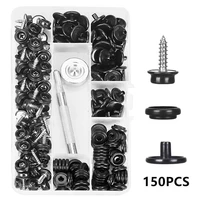 150 pcs jeans button snap button canvas boat cover snap stainless steel fastener socket screw tool kit