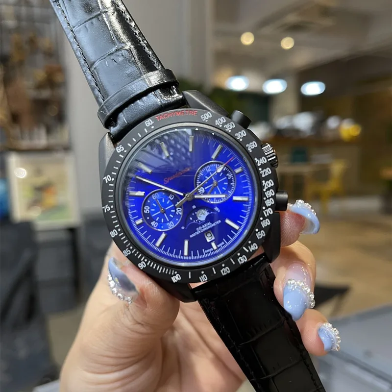 

Top Brand Omg Speedmaster Luxury Watch for Men Luminous Calendar Chronograph Men's Relogio Masculino Quartz Watch