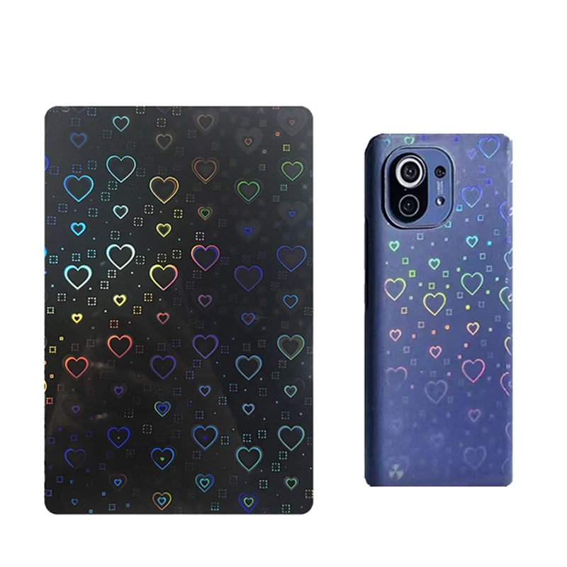 

4D Прозрачные лазерные чехлы для телефонов, наклейка на заднюю крышку для iPhone 13, 12, 11, Защитная пленка для задней крышки, стеклянная Защитная п...