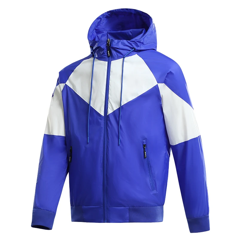 Sports Jacket Men's Windbreaker Hooded Spring and Autumn Casual Windbreaker Jacket Running Windproof Top Jacket Men