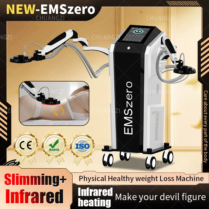 

EMSZERO New Neo 14Tesla 6500W Nova EMS HI-EMT Body Sculpture Muscle Machine Weight Infrared Electromagnetic SlimmingDls Emslim