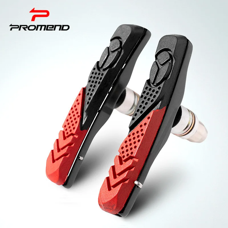 Алюминиевые тормозные колодки PROMEND для горных велосипедов резиновые зажимы 777 в