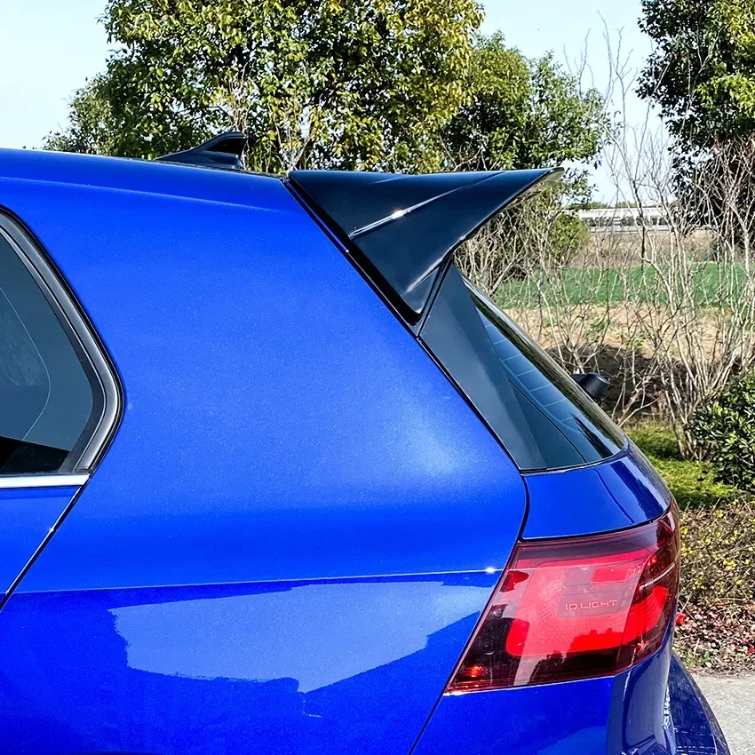 Задний спойлер на крышу Golf MK8 GTI глянцевый черный спортивный стиль заднее крыло