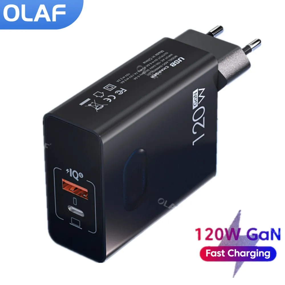 

Устройство зарядное сетевое с USB-портом, 120 Вт, PD65W