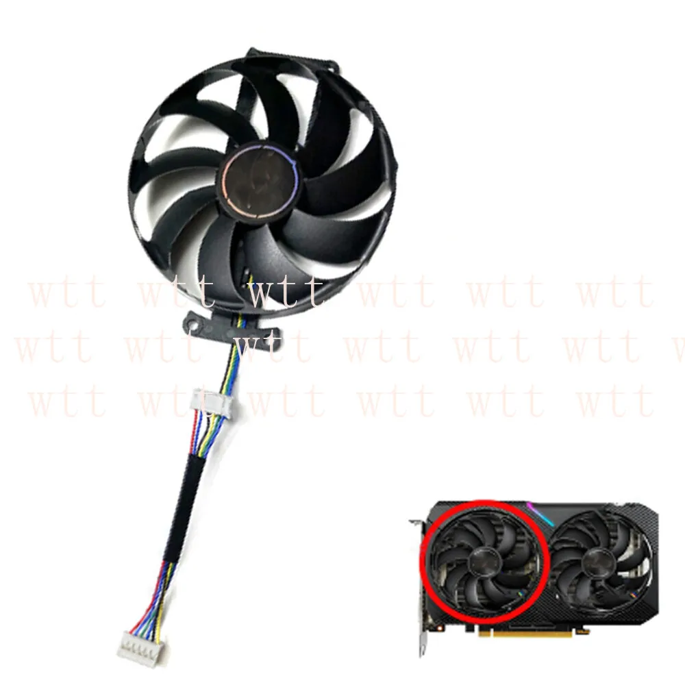 Фото Вентилятор охлаждения видеокарты FDC10H12S9-C для ASUS RTX 2070 2060 GTX 1660S DUAL MINI №5