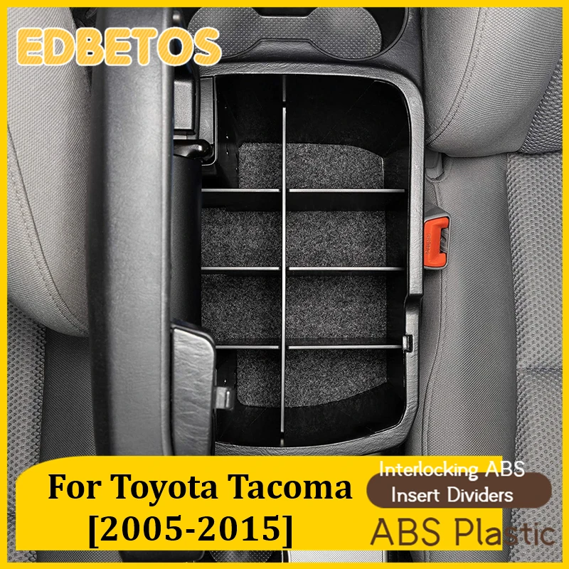 

Center Console Organizer Insert Dividers For Toyota Tacoma 2005-2015 2nd Gen Tacoma Accessories