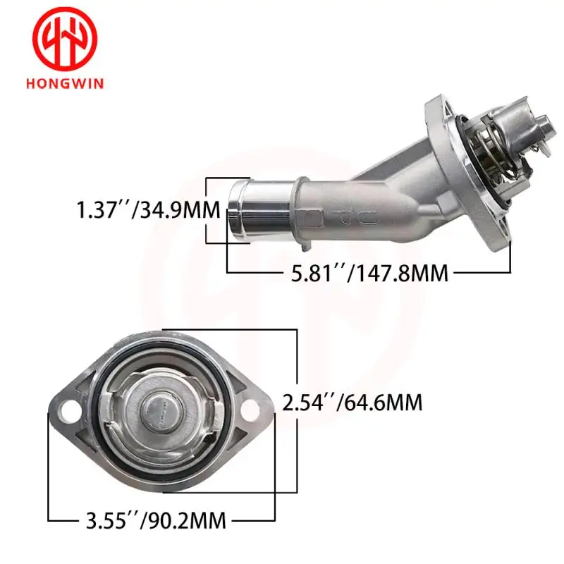 25500-2E080 25500-2E080QQK Корпус термостата охлаждающей жидкости двигателя для Hyundai Elantra Kona