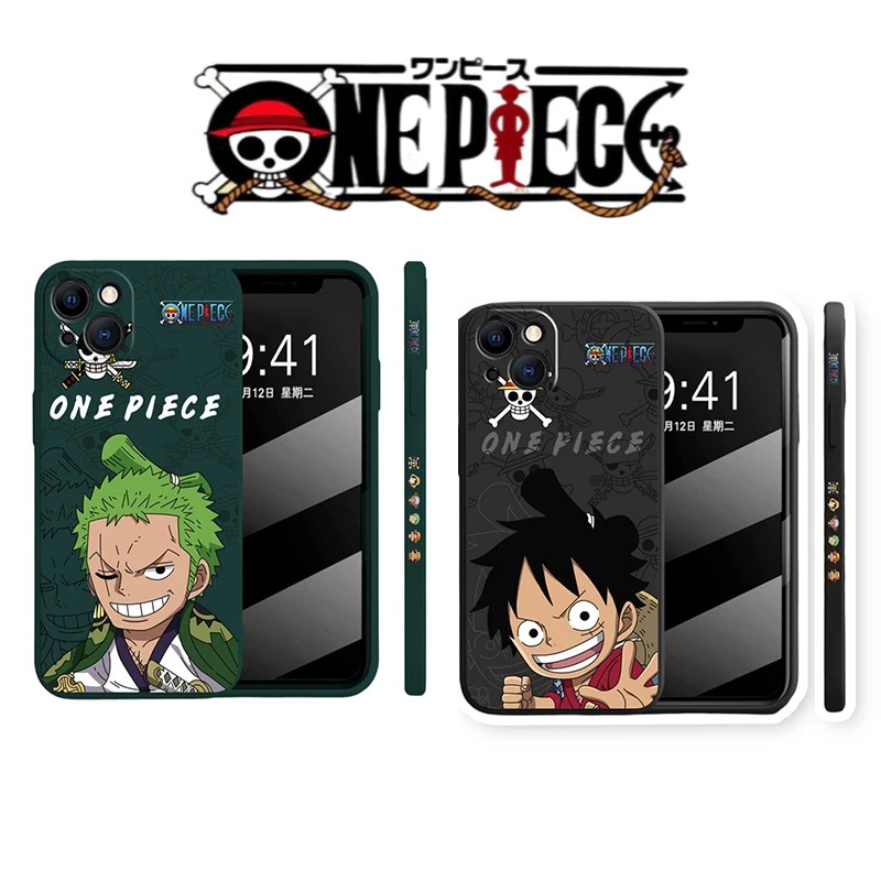

Kawaii ONE PIECE Monkey D. Luffy мультфильм милый Xr мобильный телефон чехол Мелодия Iphone12 защитный чехол 11 женский чехол девочка подарок